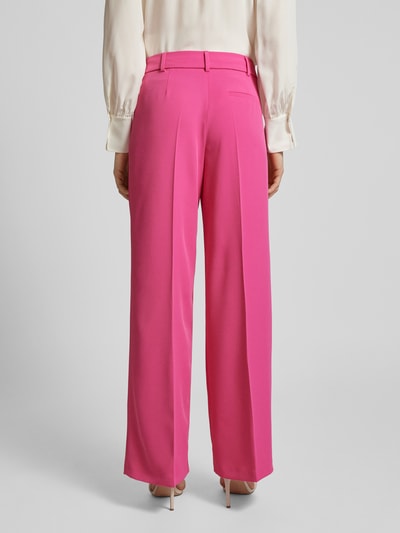 Christian Berg Woman Selection Bundfaltenhose mit Haken- und Reißverschluss Pink 5