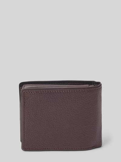 Tommy Hilfiger Portemonnaie aus Rindsleder Dunkelbraun 2