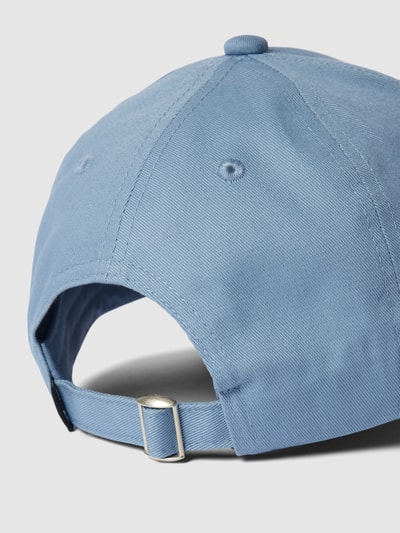 REVIEW Basecap mit Label-Details Hellblau 3