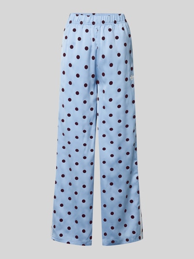 Produktfoto, Loose Fit Sweatpants mit Polka Dots Modell 'CLESKY' von adidas Originals, Optik:Allover-Muster, Wide-Leg-Pants, Satin