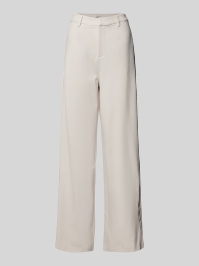 Calvin Klein Jeans Wide leg stoffen broek met steekzakken, model 'MILANO' Ecru - 2