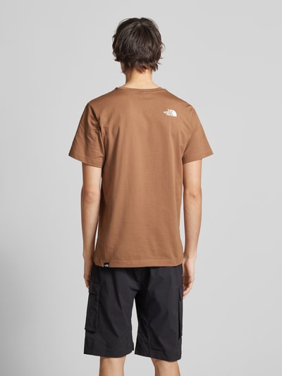 The North Face T-Shirt mit Label-Print Modell 'SIMPLE DOME' Mud 5