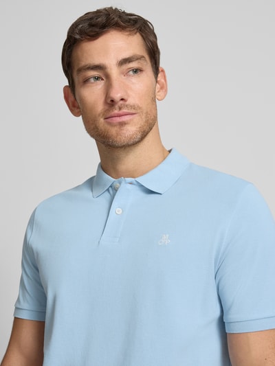 Marc O'Polo Regular Fit Poloshirt aus reiner Baumwolle  Hellblau 3
