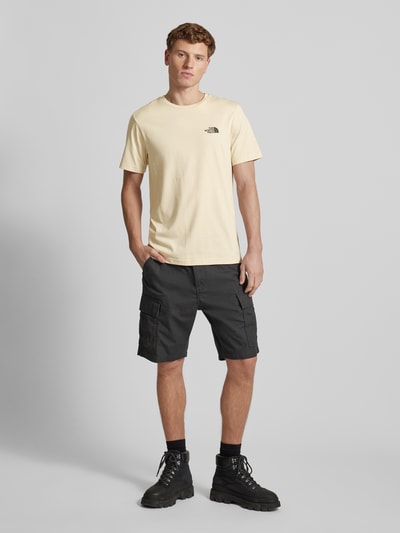 The North Face T-Shirt mit Label-Print Modell 'SIMPLE DOME' Beige 1