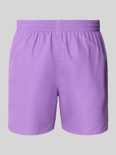 Nike Badeshorts mit Logo-Stitching und Eingrifftaschen Lila 3