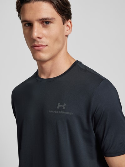 Under Armour T-Shirt mit Label-Print Modell 'Vanish' Black 3