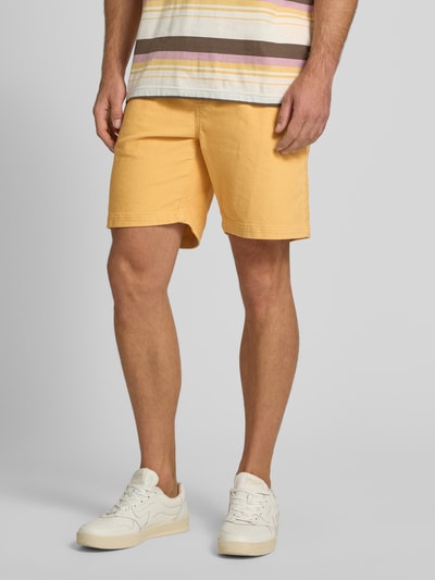 Mazine Regular Fit Shorts aus Cord GELB 4