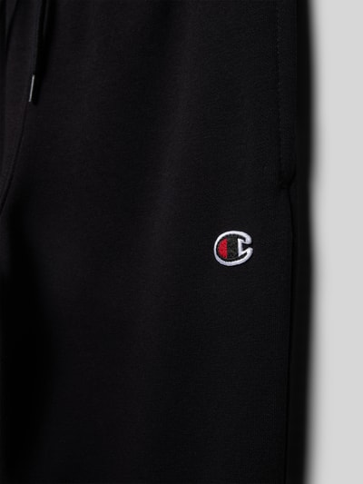 CHAMPION Regular Fit Sweatpants mit Logo-Badge Black 2