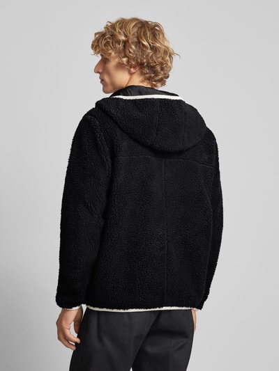 Tommy Jeans Sherpa jacket met labelpatch Zwart - 5