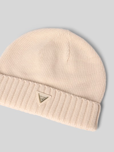 Guess Activewear Muts met viscose en wol, model 'Sweater' Beige - 2