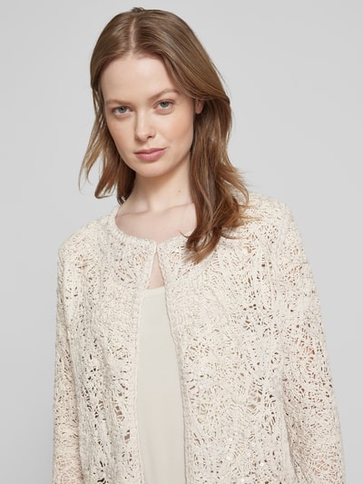 monari Lange cardigan met pailletten Beige - 3