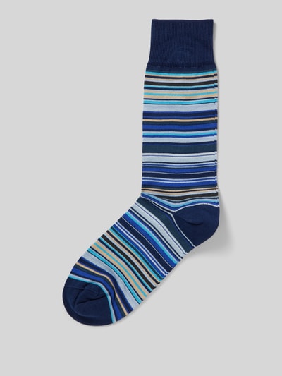 PAUL SMITH Socken mit Strukturmuster Modell 'SIGNATURE' Marine 1