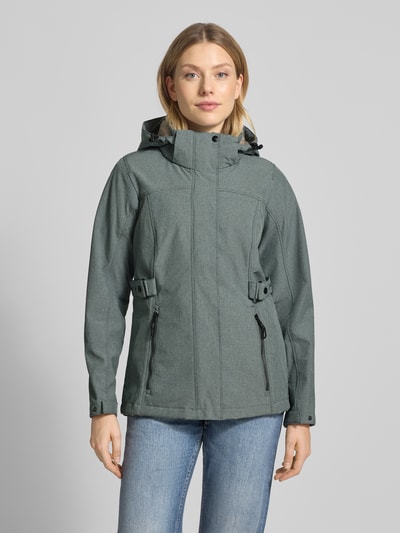 G.I.G.A. DX Jacke mit Kapuze Petrol Melange 4