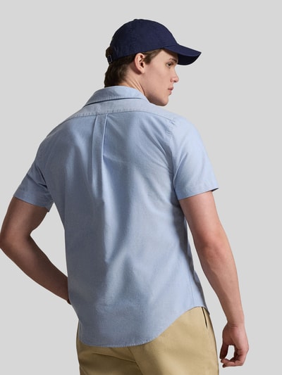 Polo Ralph Lauren Regular Fit Freizeithemd aus reiner Baumwolle Hellblau 5