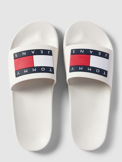 Tommy Jeans Slides mit Label-Details Weiss 4