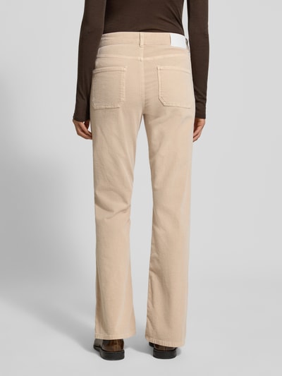 OPUS PANTS Flared Fit Cordhose mit Pattentaschen Modell 'Melly' Sand 5