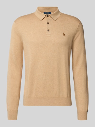 Polo Ralph Lauren Gebreide pullover met polokraag Camel gemêleerd - 2