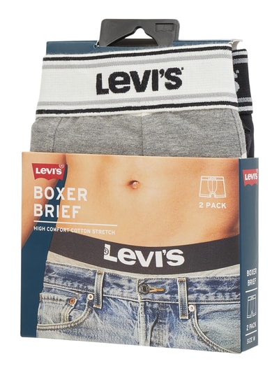 Levi's® Boxershort met stretch in set van 2  Middengrijs - 2