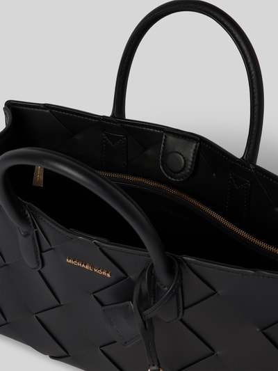 MICHAEL Michael Kors Handtas met structuurmotief, model 'SCARLETT' Zwart - 5