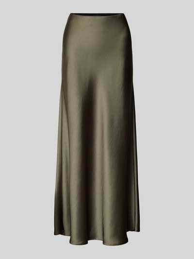 Luisa Cerano Długa spódnica z elastycznym pasem Khaki 2