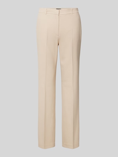 s.Oliver BLACK LABEL Regular Fit Stoffhose mit Viskose-Anteil in Piqué-Qualität Sand 2