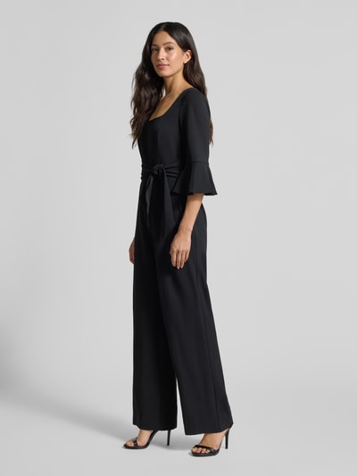 Adrianna Papell Jumpsuit mit Karree-Ausschnitt Black 1