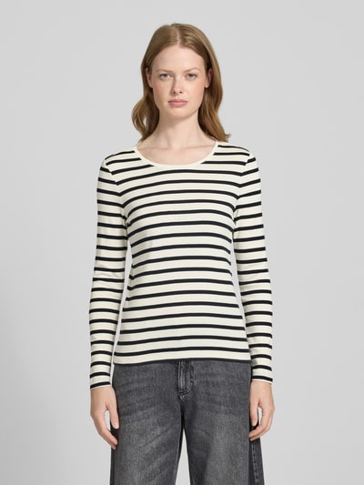 Christian Berg Woman Longsleeve mit Rundhalsausschnitt Offwhite 4