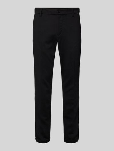 Tom Tailor Denim Slim Fit Chino aus Jersey mit fixierten, gekrempelten Beinabschlüssen Black 2