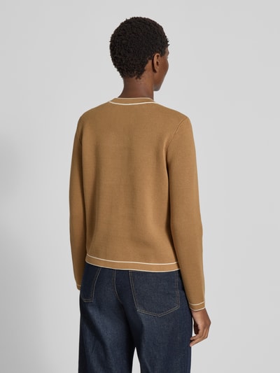 Gant Kardigan z dzianiny z wpuszczanymi kieszeniami Piaskowy 5