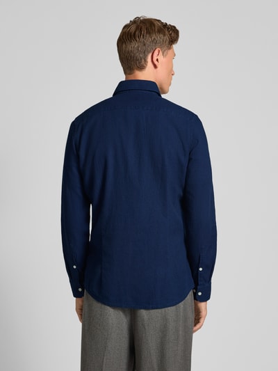 SEIDENSTICKER Slim Fit Business-Hemd mit Kentkragen Modell 'Spread' Marine 5