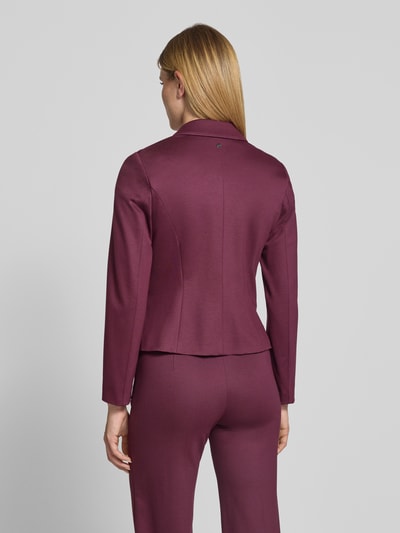 Marc Cain Slim Fit Blazer mit Pattentaschen Bordeaux 5