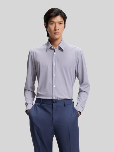 BOSS Regular Fit Businesshemden aus Stretch-Jersey Weiss 4