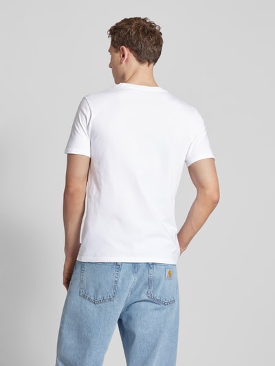 Levi's® T-shirt met labelprint Wit - 5