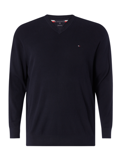 Tommy Hilfiger Big & Tall PLUS SIZE pullover van katoen  Marineblauw - 2