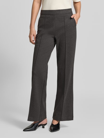 Christian Berg Woman Boocut Fit Stoffhose mit Viskose-Anteil Anthrazit Melange 4