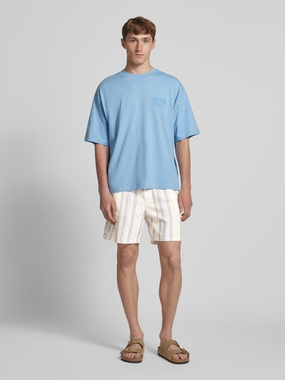 Tommy Jeans Loose Fit Strand-Shorts aus reiner Baumwolle Offwhite 1
