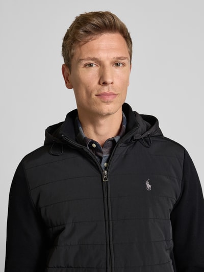 Polo Ralph Lauren Hybridjacke mit Label-Stitching Black 3