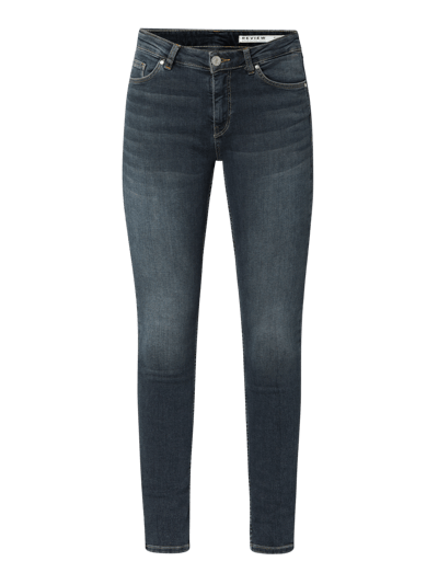 Review Skinny Fit Jeans mit Stretch-Anteil  Dunkelblau 2