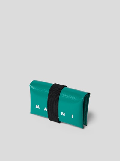 Marni Portemonnaie mit elastischem Verschluss Ozean Blau 1