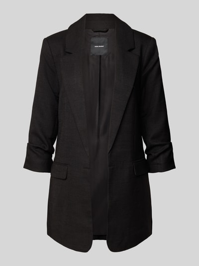 VERO MODA Regular Fit Longblazer mit Viskose-Anteil Modell 'FRIDA' Black 2