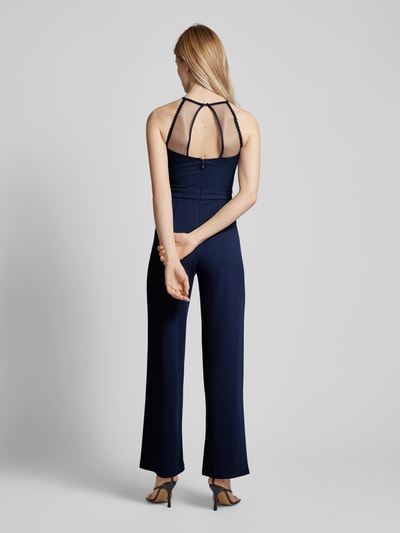 Lipsy Jumpsuit mit Häkelspitze Marine 5