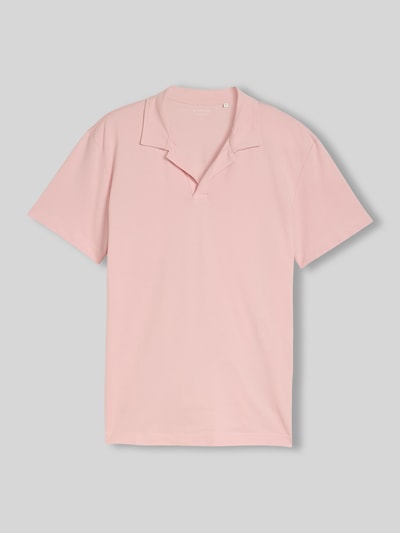Tom Tailor Regular Fit Poloshirt aus Baumwoll-Mix mit Resortkragen Pink 2