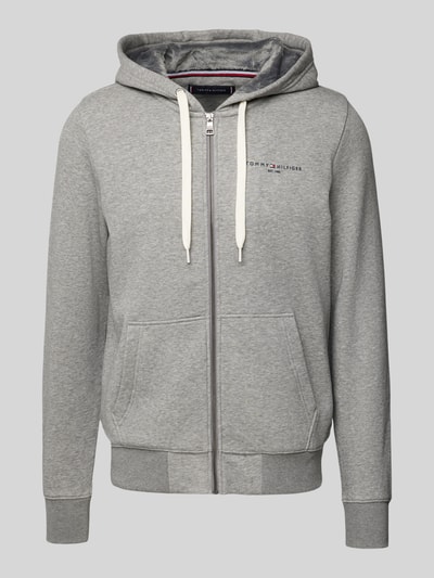 Tommy Hilfiger Regular Fit Sweatjacke mit Kapuze Hellgrau 2