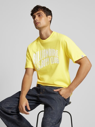 Billionaire Boys Club T-Shirt mit Label-Print Gelb 3