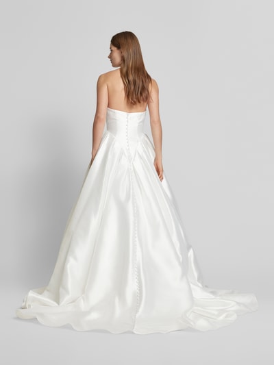 Luxuar Abendkleid im Off-Shoulder-Look Offwhite 5