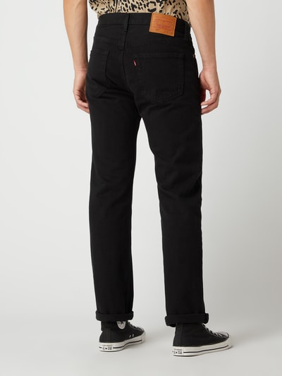 Levi's® Straight Fit Jeans aus Baumwolle Modell '501™' Black 5