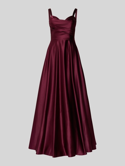 Laona Abendkleid mit Herz-Ausschnitt Dunkelrot 2