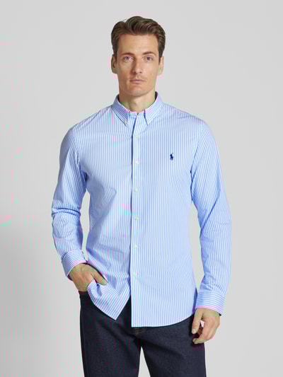 Polo Ralph Lauren Vrijetijdsoverhemd met knoopsluiting Lichtblauw gemêleerd - 4