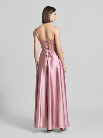 LUXUAR FASHION Sukienka gorsetowa z wiązaniem z tyłu Różowawy 5