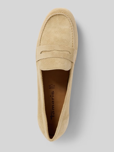 Tamaris Mokassins mit profilierter Sohle Beige 3